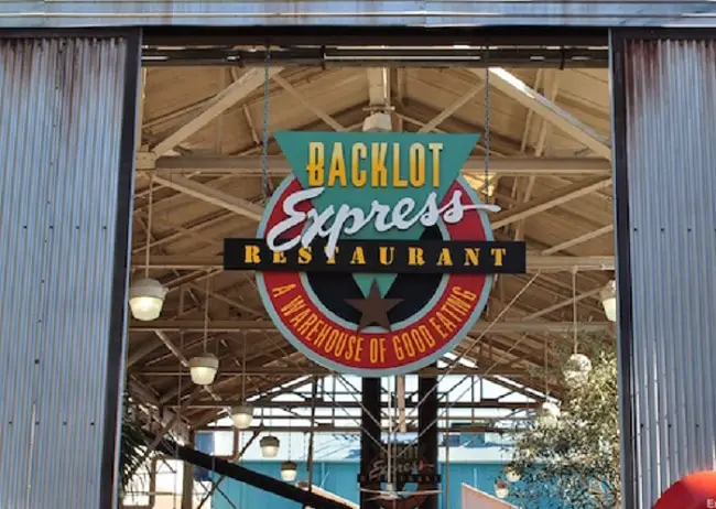 Backlot Express Restaurant Entrance Menu Disneys Hollywood Studios Disney World 1 